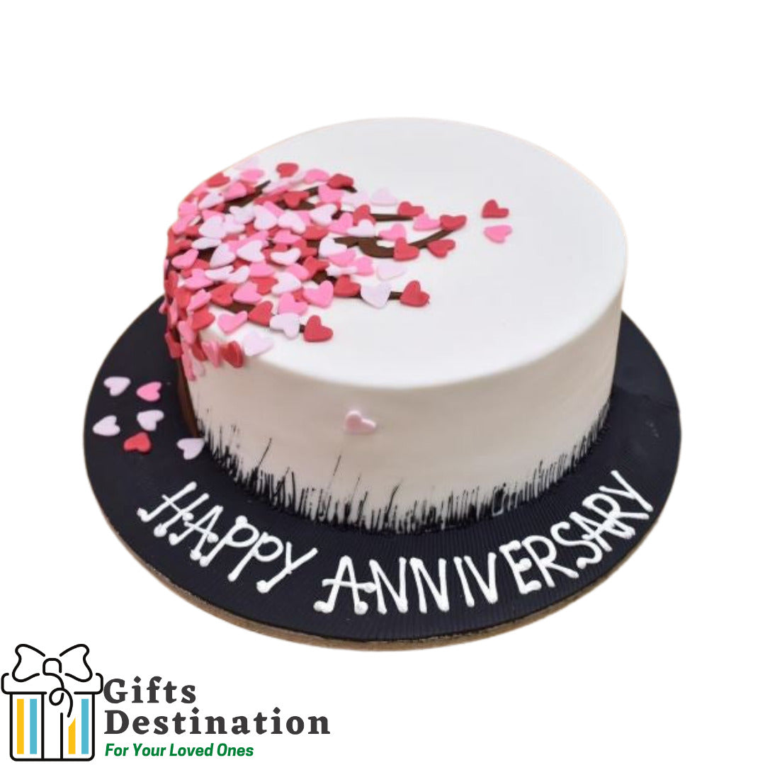 Butter Cream Anniversary Cake With Photo Frames | Anniversary cake with  photo, Anniversary cake, Photo cake