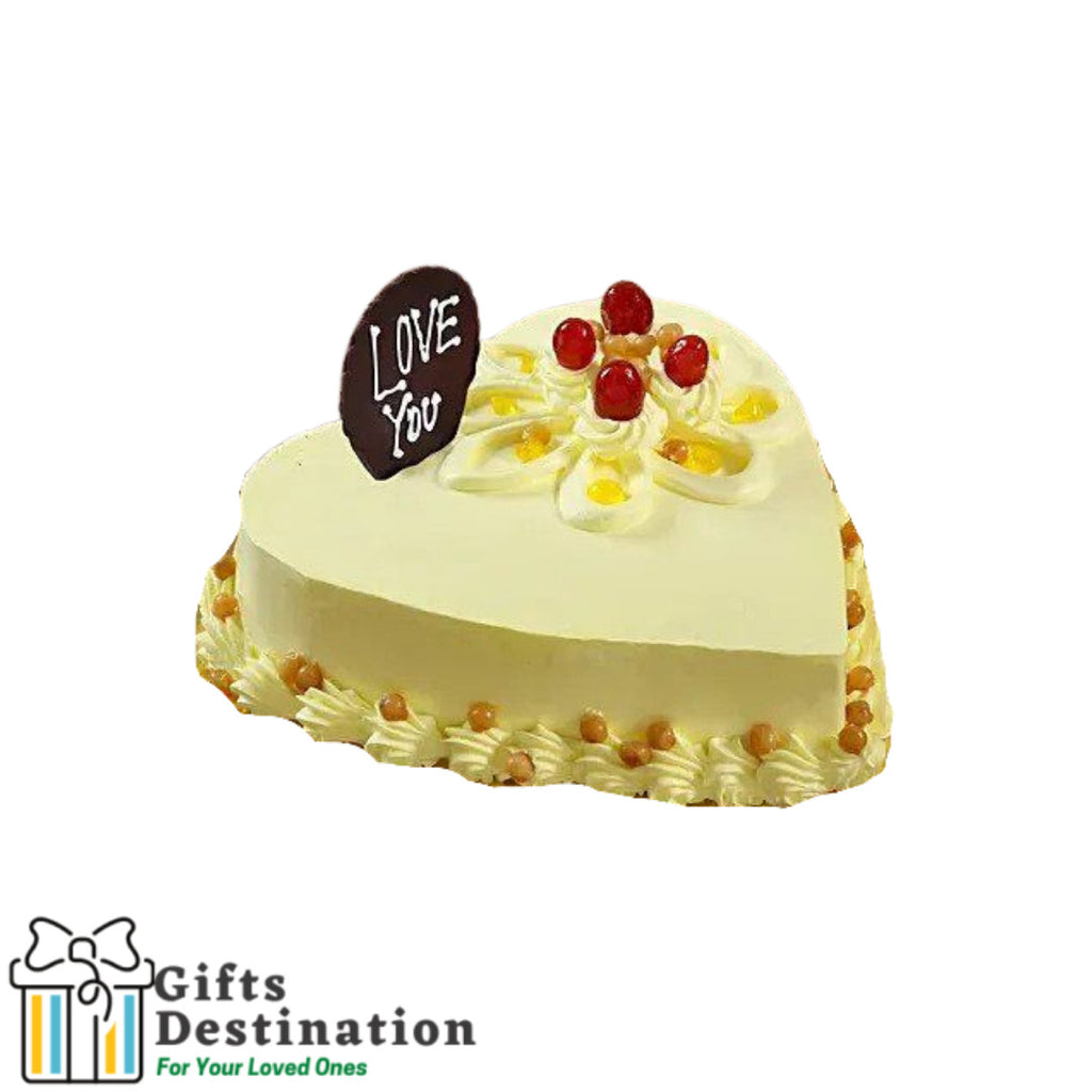 Chistiya Bakers - #butterscotch #cake #heartshape... | Facebook